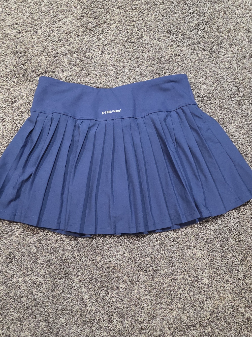 HEAD Pleaded Navy Blue 13" Golf / Tennis Skort Size Medium - Picture 3 of 5